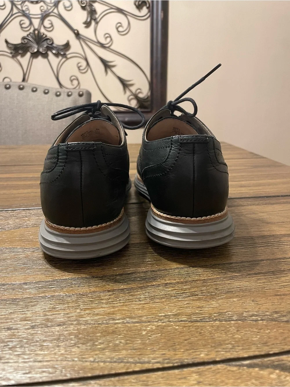 Cole Haan Original Grand Men's Size 8M Shortwing Oxford Black/Ironstone C26470